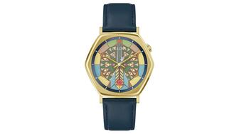 Bulova’s latest addition to its Frank Lloyd Wright collection of watches is this limited-edition ode to the Imperial Hotel in Tokyo, which opened on Sept. 1, 1923 and celebrates its centennial this year. Bulova Frank Lloyd Wright Imperial Hotel watch