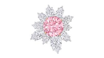 “The Eden Rose,” a fancy intense pink diamond weighing a little over 10 carats, appeared at auction for the first time Tuesday, headlining Christie’s “Magnificent Jewels” sale in New York. An unnamed buyer paid $13.3 million for the stone. The Eden Rose Diamond