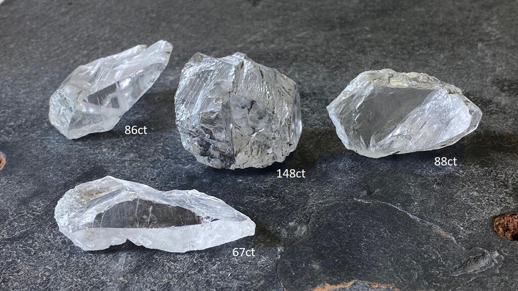 Lucara also found these diamonds in the same production run as the 1,174-carat rough diamond in Botswana. 20210624_Lucara-insert.jpg