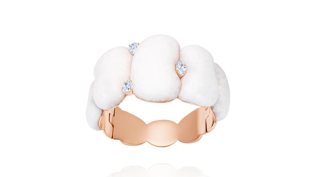 Fernando Jorge’s new “High Fluid” bracelet is made with marbles and diamonds. Fernando Jorge “High Fluid” bracelet