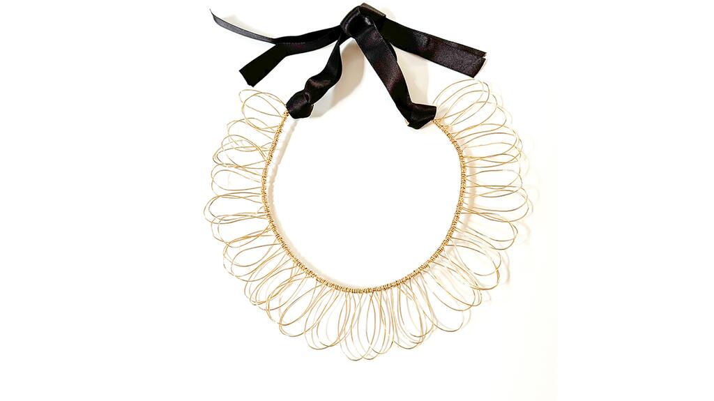 Jewelry designer Lydia Gobena of Birabiro is inspired by her birthplace, Ethiopia, as well as nature and her travels. Birabiro necklace