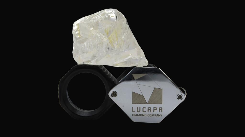 A 176-carat diamond recovered from the Lulo mine 176 carat diamond Lulo mine