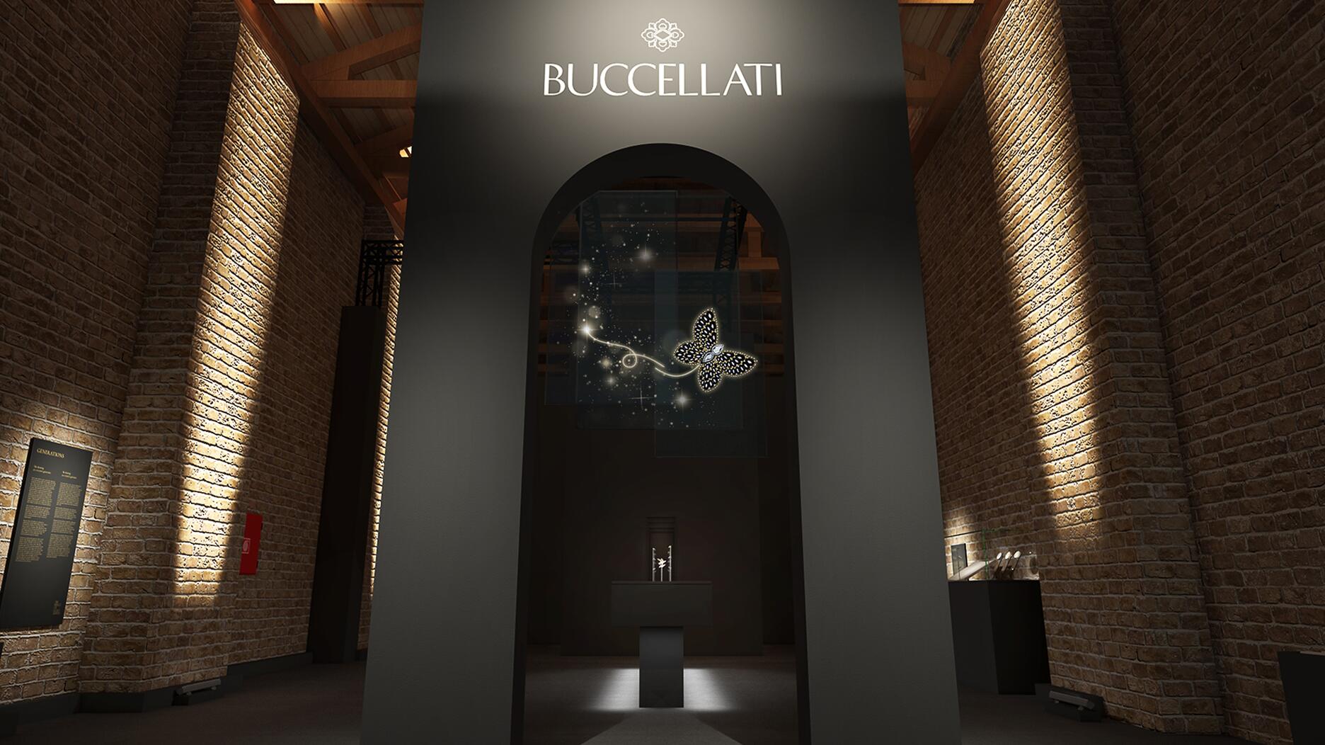 This rendering illustrates a section of Buccellati’s upcoming exhibit, “The Prince of Goldsmiths, Rediscovering the Classics,” which will open in Venice, Italy in April. Buccellati header