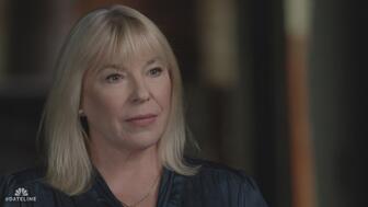 The 2018 murder of Ted Shaughnessy, who owned Texas independent Gallerie Jewelers, will be the topic of an upcoming episode of “Dateline,” NBC’s long-running true crime series. Ted’s widow, Corey Shaughnessy (pictured here), will be among those interviewed for the episode. (Photo courtesy of NBCUniversal News Group) Corey Shaughnessy Dateline screen grab