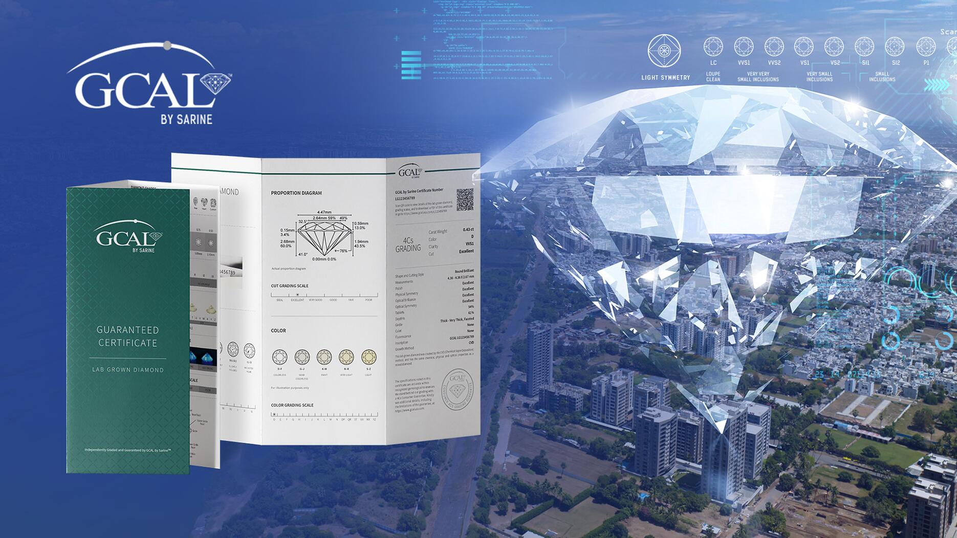 The Gem Certification & Assurance Laboratory, which was acquired by Sarine last year, has opened a laboratory in the diamond manufacturing hub of Surat, India. Don and Pamela Palmieri founded New York-based GCAL in 2001. GCAL by Sarine new lab in Surat, India