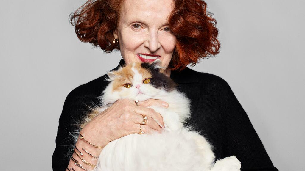 Cat enthusiast and former model and Vogue Creative Director At-Large Grace Coddington is among the faces of Pandora’s “Diamonds for All” campaign, launched earlier this year to promote its new lab-grown diamond jewelry. The jewelry brand said investments in marketing helped propel sales in the third quarter. Grace Coddington in Pandora’s Diamonds for All campaign