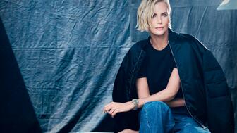 Charlize Theron is the face of the new Breitling Navitimer 36 and 32 timepieces. Charlize Theron in Breitling Navitimer watch campaign 2023