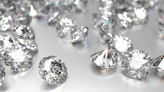 The Gemological Institute of America is now offering same-day report confirmation for diamonds at all of its labs worldwide. Exact turnaround time will depend on how many diamonds the client is submitting and how busy the lab is. Stock image of diamonds