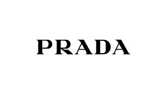 Prada has introduced a new line of lab-grown diamond jewelry, which features a diamond shape reminiscent of its classic triangle logo. Prada logo