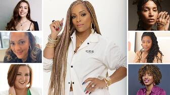 Jewelry designer Simone I. Smith (at center) will receive the first BIJC “Rock the Jewels Award” at its inaugural event next month. Also pictured are some of the nominees in the other categories. Simone I. Smith and BIJC Rock the Jewels nominees