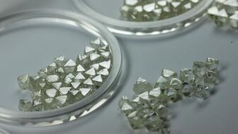 JSC AGD Diamonds and its Belgian subsidiary, Grib Diamonds, are the latest diamond companies with Russian ties to appear on an OFAC list of sanctioned entities. Stock photo of Russian diamonds from Alrosa