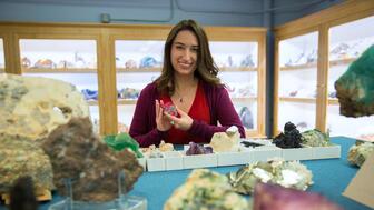 Dr. Gabriela Farfan is the new Coralyn W. Whitney Curator of Gems and Minerals at the Smithsonian National Museum of Natural History. (Photo credit: Smithsonian Institution) Dr. Gabriela Farfan
