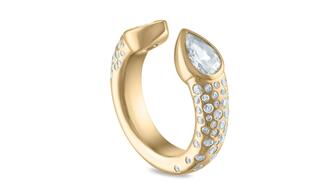 The “Summer Ring” by Ruben Manuel Designs is crafted in 18-karat yellow gold with diamonds totaling 2.45 carats. It retails for $27,795. The brand is part of the Emerging Designers Diamond Initiative, which has launched its latest designer ranges at Marissa Collections. 20230208_EDDI-header.jpg