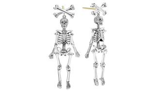 These skeleton earrings from Lagos ($450) would be the backbone of any collection of Halloween-worthy jewelry. Lagos skeleton earrings