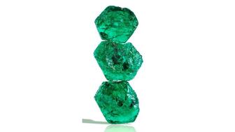 Gemfields reported strong results at its recent emerald auction, including a new record price-per-carat average. Gemfields rough emerald