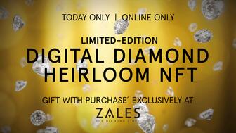 Zales is offering online shoppers the Zales Digital Diamond Heirloom NFT, a digital collectible available only today. The step marks Signet’s foray into the world of NFTs. 20221213_Zales NFT.jpg