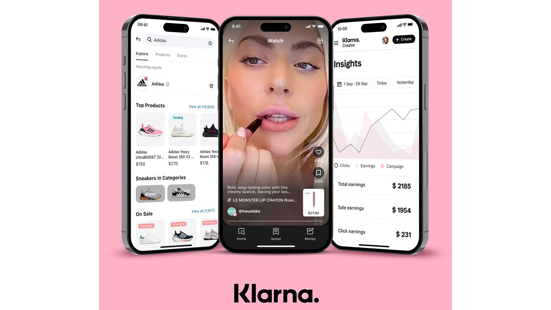 Klarna has added a new shoppable video feature in its app, used by brands like Haus Labs by Lady Gaga (seen above). 20221031_Klarna.jpg