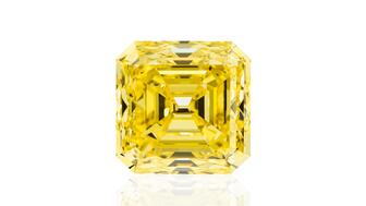 The headlining lot of Phillips New York jewels auction, a 45-carat fancy vivid yellow diamond, was withdrawn prior to the start of the sale, which took place June 12. 45.07-carat step cut fancy vivid yellow diamond