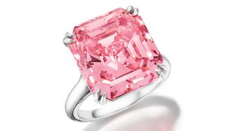 This 13-carat pink diamond was withdrawn from a recent jewelry auction at Christie’s, and though no reason was given at the time, reports have emerged that it allegedly was stolen. 20221213_Pink-diamond.jpg