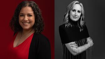 Sara Yood, left, will become the new president, CEO, and general counsel of the JVC on June 24. She succeeds Tiffany Stevens, who is leaving the organization after seven and a half years. JVC’s Sara Yood and Tiffany Stevens