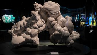 More than 170 specimens, including the quartz sandstone concretion pictured above, will be on display in its upgraded Minerals, Earth, and Space halls, the museum said. Yale Peabody Museum quartz sandstone concretion