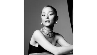 Ariana Grande said she cannot wait “to inspire others to embrace their own unique sparkle,” as Swarovski’s brand ambassador. (Photo credited to Mert Alas and Marcus Piggot for Swarovski) Ariana Grande Modeling in Swarovski Jewelry