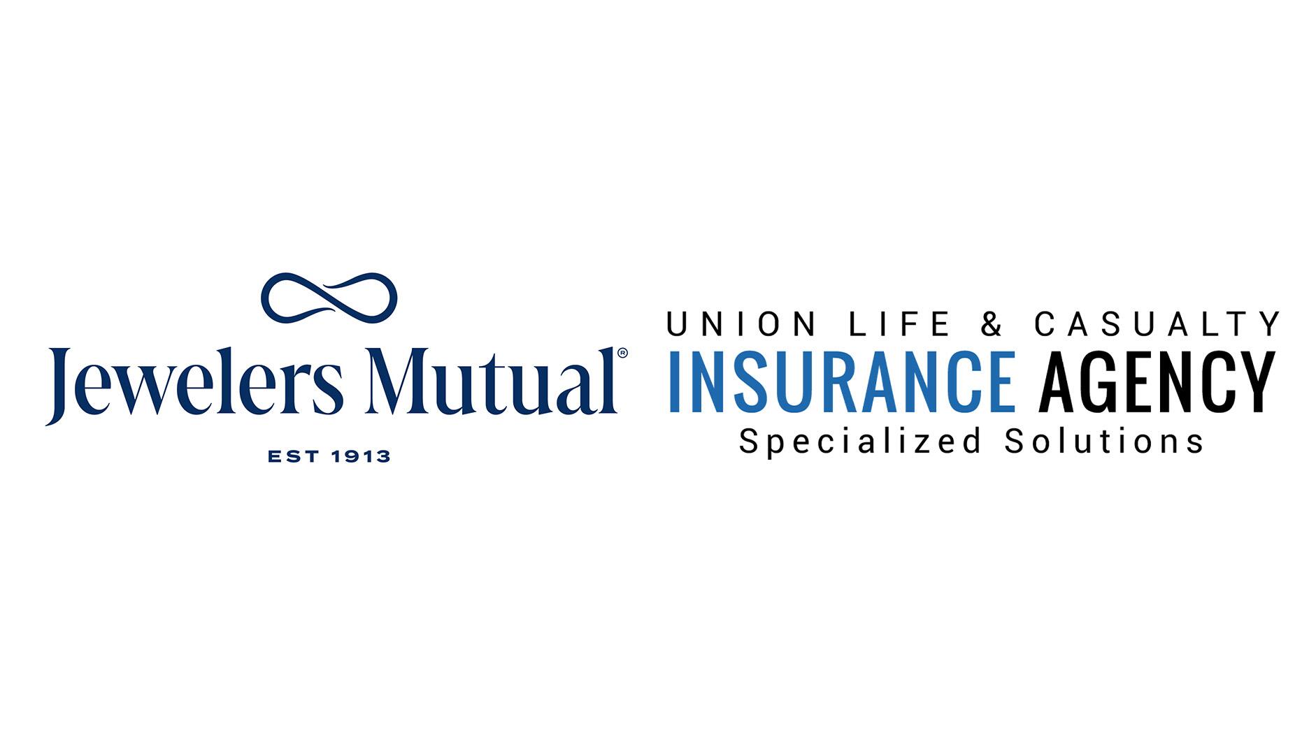 The acquisition of Union Life & Casualty by Jewelers Mutual will help strengthen both the pawn market and the insurance industry, said JM. Jewelers Mutual and Union Life and Casualty logos