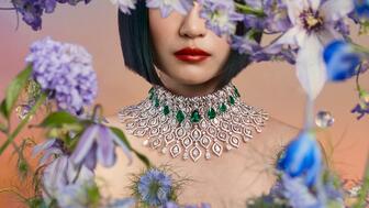 A shot from the advertising campaign for LVMH-owned Bulgari’s “Eden the Garden of Wonders” high jewelry collection. LVMH’s jewelry and watch sales slipped in the first half of the fiscal year. Bulgari high jewelry campaign