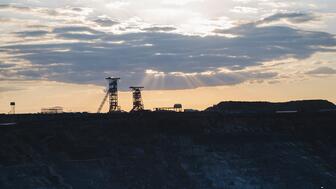 A shot of the Venetia diamond mine in South Africa, owned by De Beers Group. The diamond miner and marketer saw revenue drop 21 percent and rough diamond sales decline 20 percent in a “weak” market for diamonds. De Beers’ Venetia diamond mine
