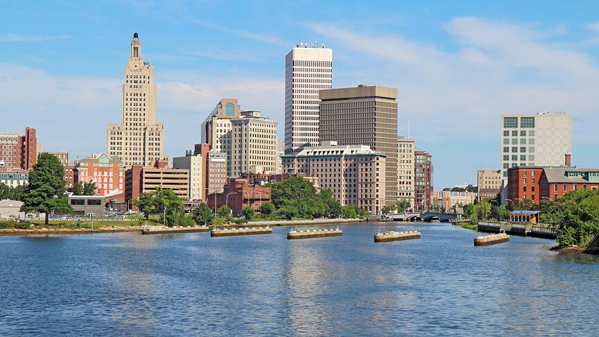 The skyline of downtown Providence, Rhode Island. Jewelers of America held one of its Multifacted Learning Workshops there on July 17 and National Jeweler Editor-in-Chief Michelle Graff tagged along. Stock image of Providence, Rhode Island, skyline