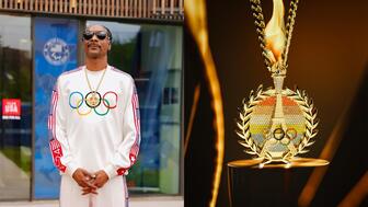 Image courtesy of Instagram @kingice Snoop Dogg wearing Iced Eiffel Tower chain