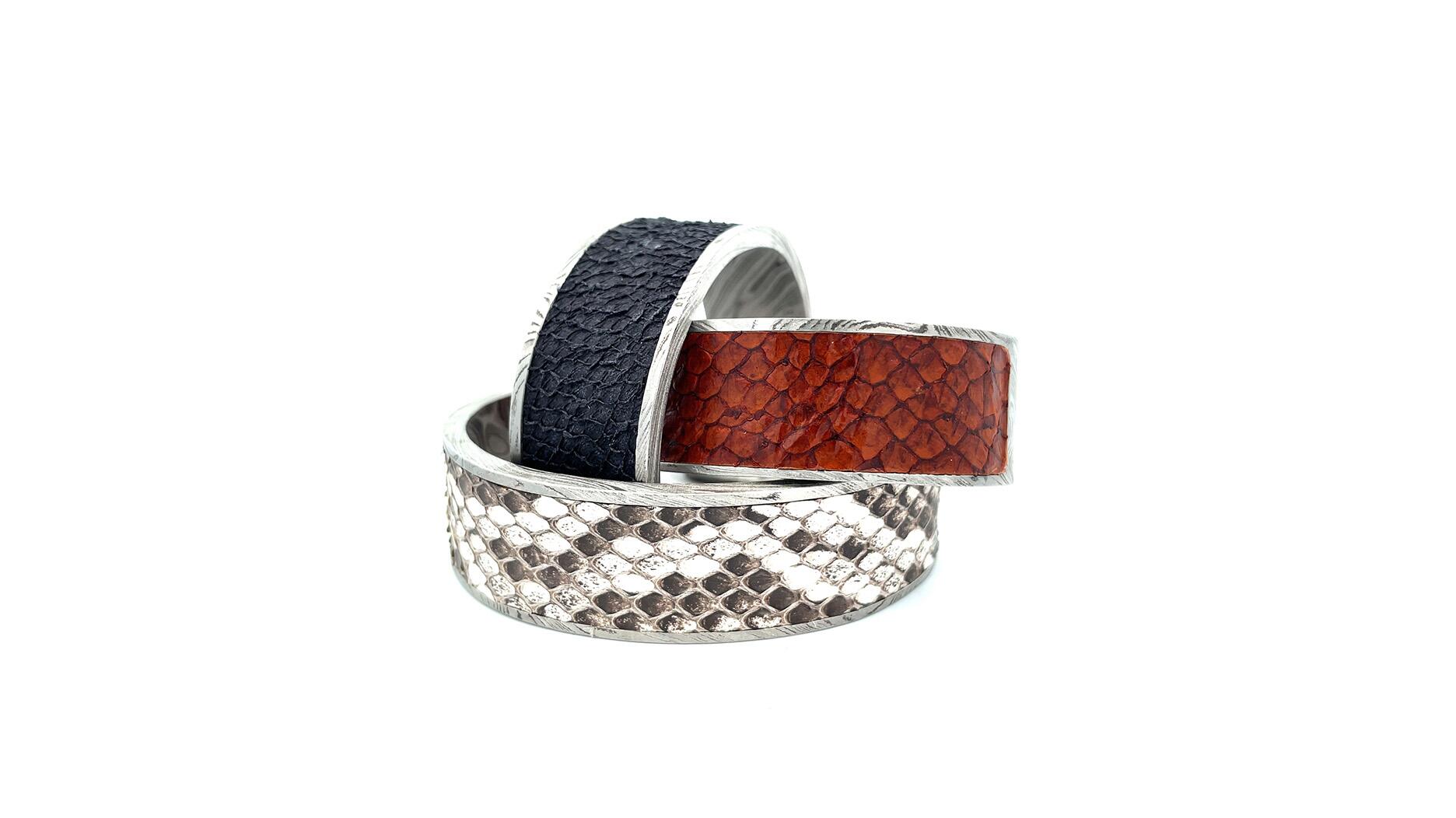 The new pieces from Chris Ploof’s capsule collections are unisex but designed with male jewelry trends in mind. Bracelets from the Chris Ploof capsule collection
