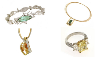 2004 Winners: (top row) G.M. Pollack & Sons, The Gem Vault, (bottom row) Aucoin Hart Jewelers, J. Demere Designs,
2004 case.png