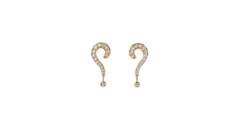 Maria Kotsoni Question Mark Earrings
