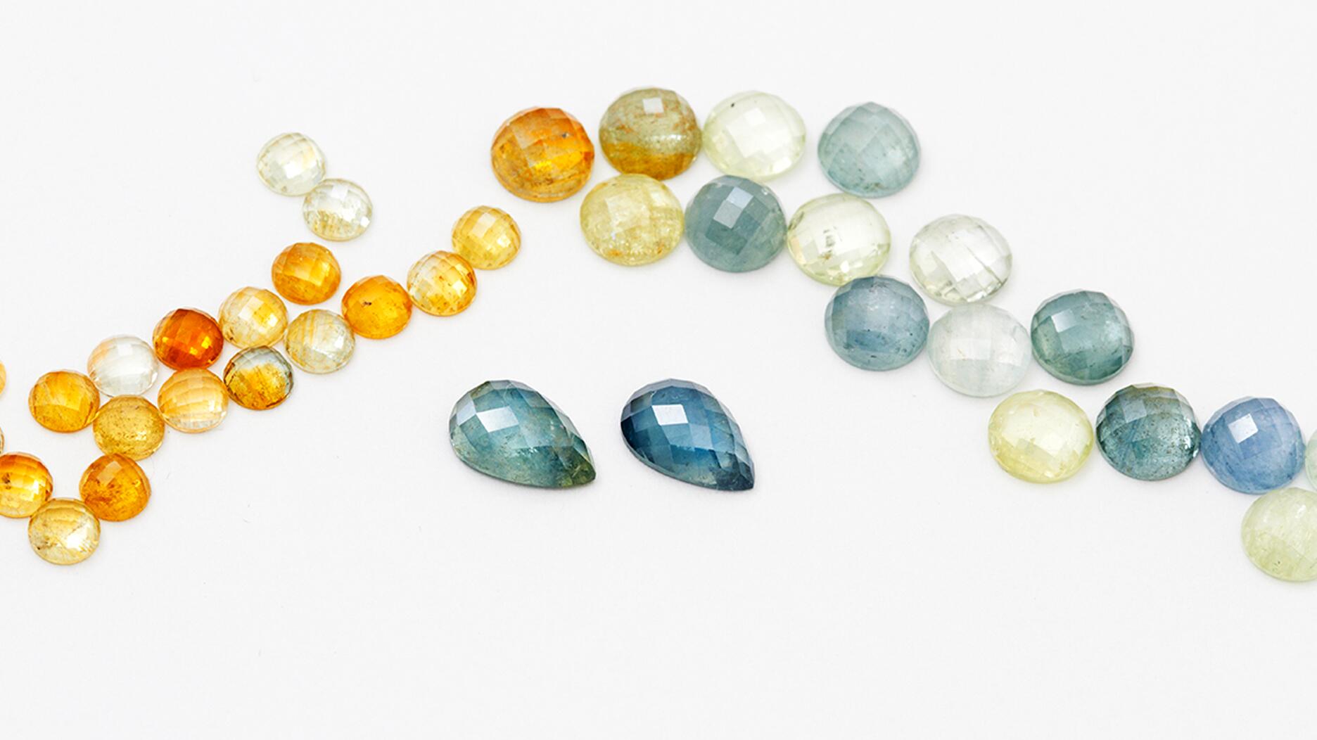Rose-cut cabochon Montana sapphires from Columbia Gem House. In her State of the Majors story, Associate Editor Lauren McLemore highlights non-traditional gemstone cuts and other trends shaping the colored gemstone market. Rose cut arch cabochons Columbia Gem House
