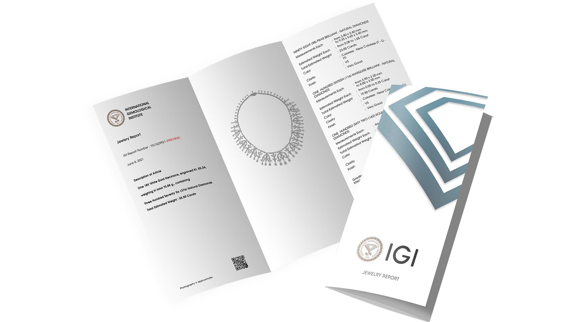 Lavalier Personal Jewelry Insurance is partnering with the International Gemological Institute (IGI) to offer customers with an IGI grading report a discount. International Gemological Institute grading report